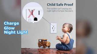 नाइट लाइट यूएसबी आउटलेट: चार्ज करें और रोशन करें!