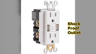 सुरक्षित जीएफसीआई आउटलेट एक यूएसबी आपकी सुरक्षा करता है