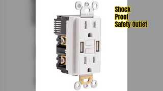 सुरक्षित जीएफसीआई आउटलेट एक यूएसबी सुरक्षा